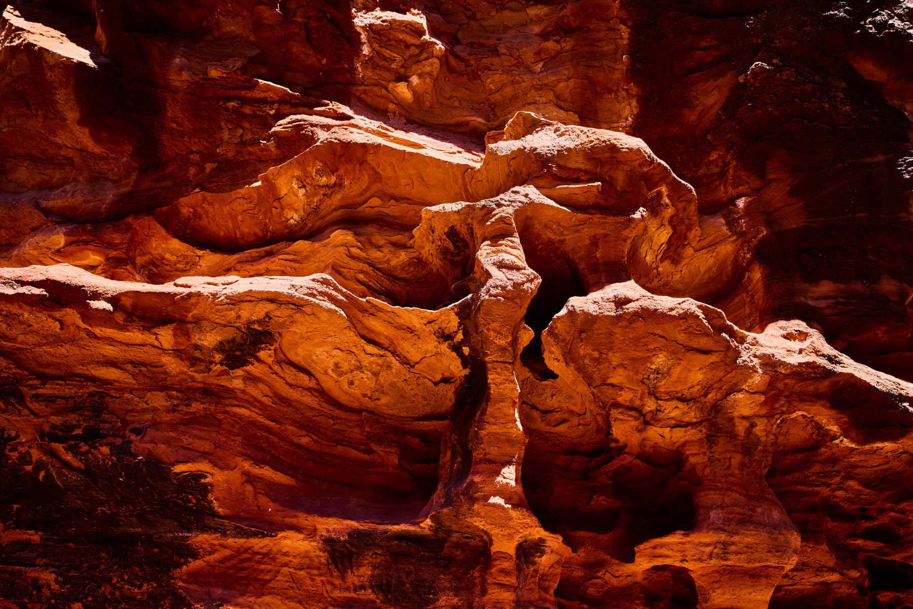 Eroded abstracts in Fay Canyon near Sedona Arizona by Andy Batt
